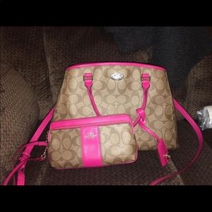 Coach Purse & Wallet Set